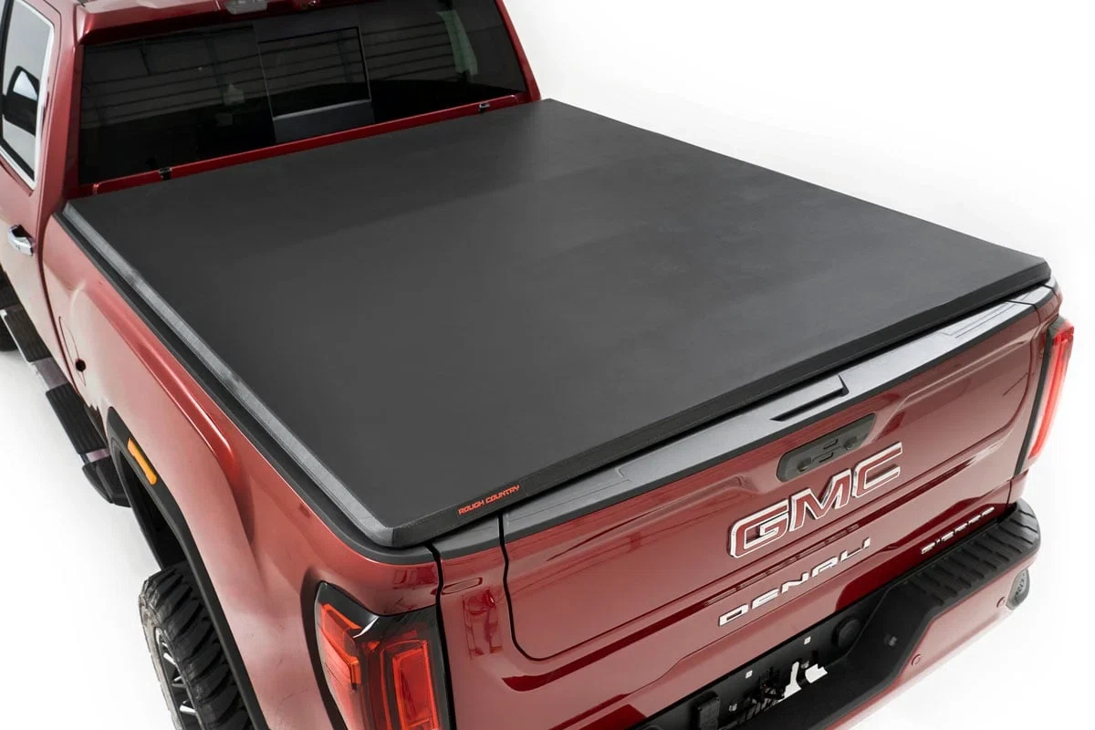 Soft Tri-Fold Bed Cover - 6'9_ Bed - Chevy_GMC 2500HD_3500HD (20-26) 41120690A